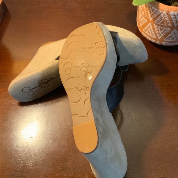 Back and Beige Jessica Simpson Wedges - Picture 2 of 9